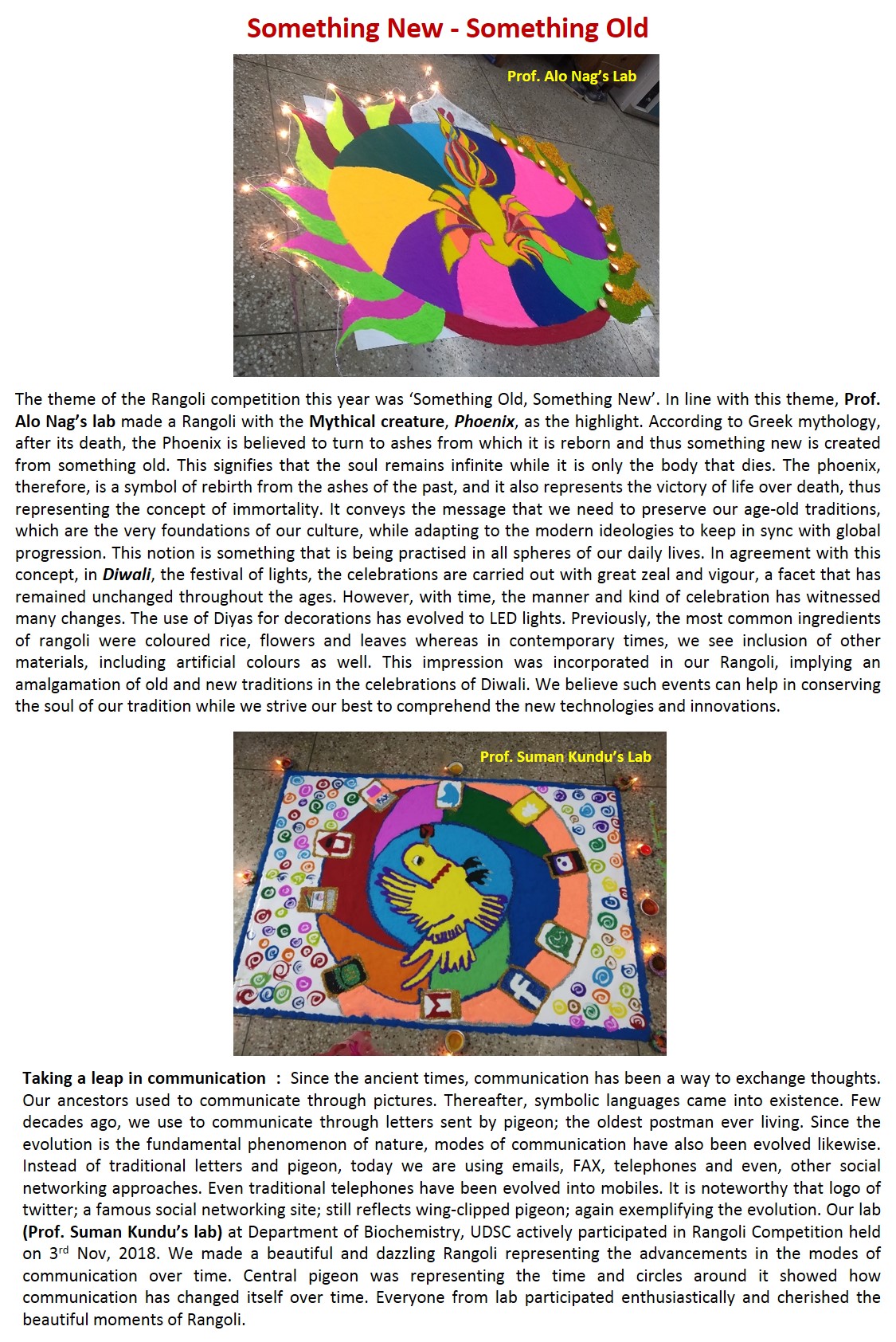 Rangoli 2018